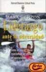 LIDERAZGO ANTE LA ADVERSIDAD 8423424502 Book Cover