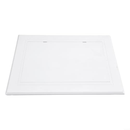 Abs Entretien Panneau mural d'inspection Trappe d'accès à poussoir pour plaque de plâtre ou cloison sèche Charnière amovible et température 150 x 200 mm Blanc