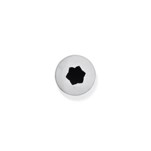 De Buyer 2112.15N Stainless Steel Star Nozzle, Silver, 5.99 x 3 x 3 cm - Image 2