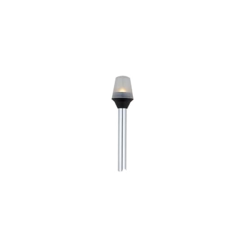 attwood Incandescent All-Round Frosted Globe Pole Light Marine Navigation Light White 24 Inch Length 5100-24-1
