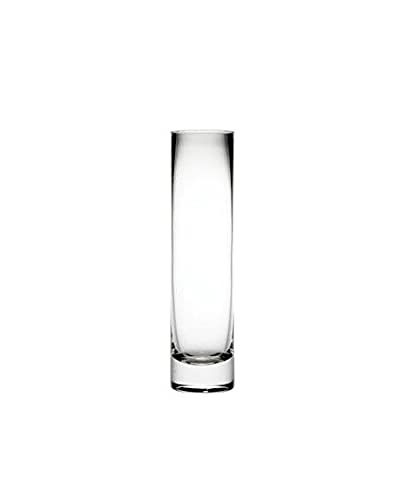 Floralcraft® 5cm x 15cm Clear Glass Cylinder Vase, Decorative Tall Flower Vase Plant Bud Container for Home Office Wedding Table Centerpiece