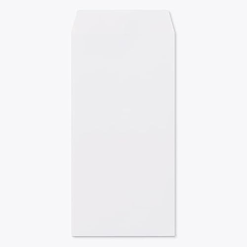 山櫻 封筒 長3 中貼 本ケントCoC 紙厚80g 〒枠ナシ 100枚 / A4三折用 白 無地 郵便番号枠なし 00509008-0100