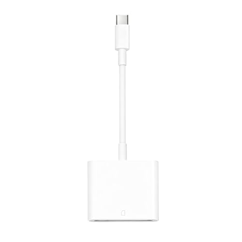 USB C SD Memory Card Reader, Type C Camera Adapter Trail Viewer for iPhone 17/ iPhone 16/15/ iPad MacBook/Air/Pro iMac/Samsung Galaxy Android (Whtie)