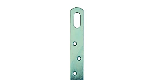 Culatas | 4 Unidades Placas Para Muebles Con Ventana De 120 Mm Acero Galvanizado