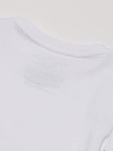 Nautica 25NSACA01F-100-CF6-100-L14/16 Boys' Short Sleeve Solid Crew Neck T-Shirt thumb #2