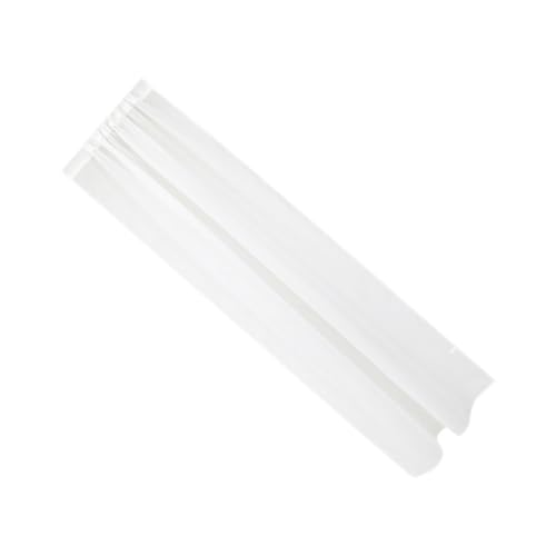 FUNOMOCYA Cortina Visillo Blanca Semi Translúcida para Salón y Dormitorio Tela Duradera y Filtrado de Luz Panel Ligero y Elegante para Ventanas