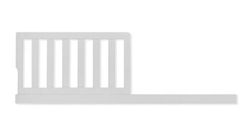 Image of Toddler Bed Safety Guard Rail for Evolur Baby Convertible Cribs - Solid Wood Rail for Convertible Crib to Toddler Bed Conversion - Safety Bed Rail for Children (Akoya Grey Pearl, Model 846)