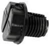 Waterway Plastics 715-1201 Quarter Slot Plug, 3/8-Inch, Black