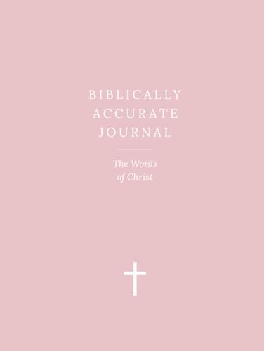 Journal chrétien Les Paroles du Christ avec illustrations grand format rose
