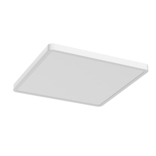 zemty 36W 30CM LED Ceiling Lights, 3240LM Waterproof Bathroom Light, Super Bright 3000K Warm White, Modern Square Flush Mounted Lighting Fixture for Kitchen Hallway Living Room Bedroom Office