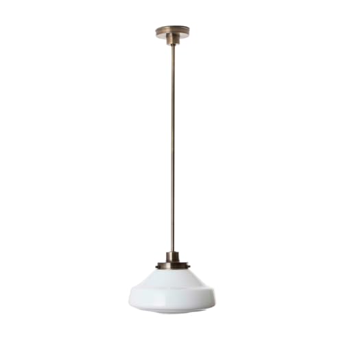 Lampe suspendue Phililite lustre bronze style ancien Art Deco Trade