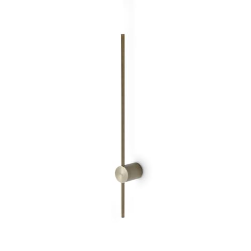 Image of Ideal Lux Modern Wall Light 1 Integrated LED Light Brass Metal