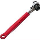 CHIAVE per PONTEGGI A CRICCHETTO in acciaio RIVESTITA in PVC 21x22 mm