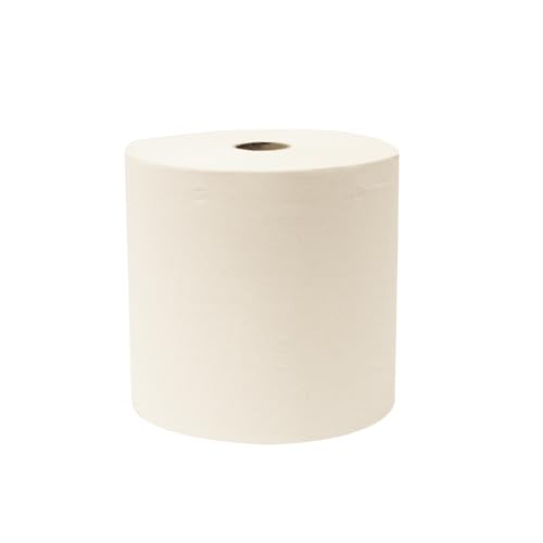 ARGOS Limpa-para-brisas – Rolos brancos, Celulose reciclada, absorção ideal, ecológico, 200 m, fabrico francês, 6 rolos