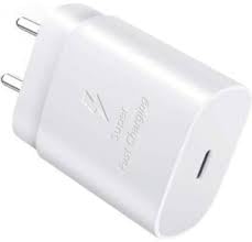 Image of 25Watt USB-C Super Fast Charger Compatible for Samsung M33 5G,White