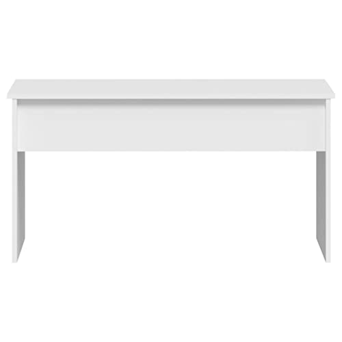 Table basse blanche de salon modulable idéale pour le télétravail à la maison