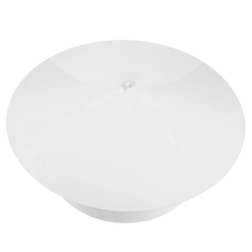 UKCOCO de Ventilación para Chimenea PVC Resistente al Viento y Lluvia Tapa para Techo Duradera para y Rejilla Respirable para Chimeneas y Ventilación Exterior