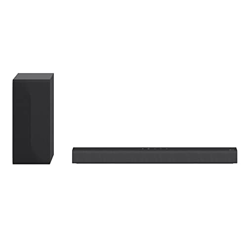 LG Barra de Sonido S40Q - 2.1 Canales, Dolby Audio con Subwoofer Inalámbrico