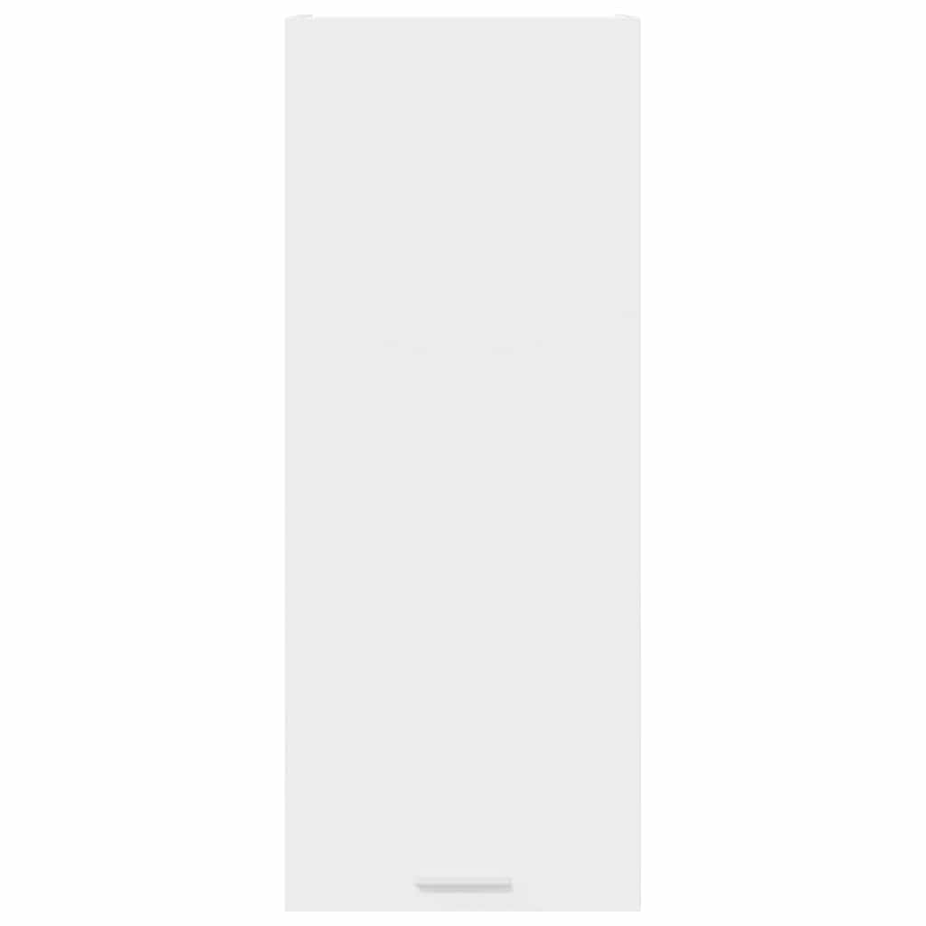 vidaXL Hängeschrank mit Speicher Weiß 40 x 31 x 100 cm Holzwerkstoff, Moderne Küchenschränke, rechteckig, viel Stauraum, langlebige Materialien, Coole Lösungen für Deine Wohnung