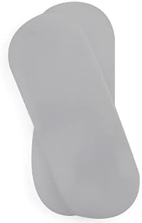 Clair de Lune Moses Basket Fitted Sheets 74 x 30 cm 100% Soft Cotton Jersey (Grey, Pack of 2)