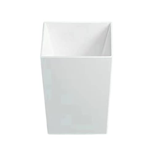DFGHNBVC Lavabo De Baño Suspendido De Cerámica Blanca para Montaje En Pared, Ideal para Hoteles, Restaurantes Y Centros Comerciales. Diseño Integrado, Grifo No Incluido. Solución Que Ahorra Espacio.