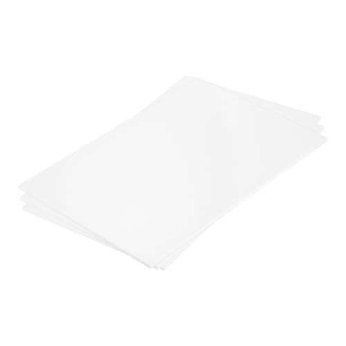 MECCANIXITY ABS Plastic Sheet 12 x 8 x 0.16 Inch ABS Styrene Sheets for Building Model DIY Crafts Panel White 3 Pcs