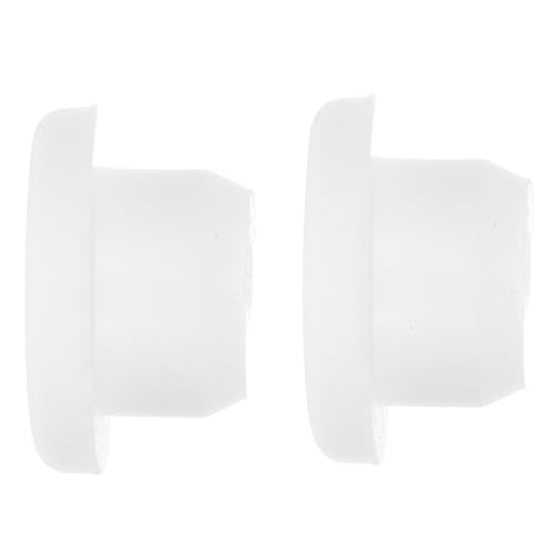 HINTRMENT 2 Tapones de Silicona Diámetro Interior 17mm Color Blanco Fácil Instalación y Prevención de Desbordamiento Paquete de 2 Piezas para Bañera y Lavabo para Baño