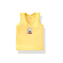 Image of KIKE Newborn Baby Printed Sleeveless Regular Fit Vest for Kids Pack of 3