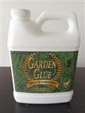 Garen Glue Mulch Fortifier - 1 galónlisto para usar. Funciona muy bien en mantillo, grava de guisantes, arena, paja y más. Se seca transparente y