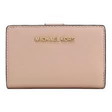 Michael Kors Jet Set Voyage Bifold Porte-monnaie Zip, rose