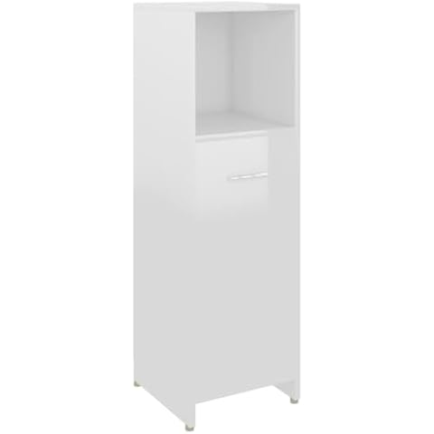 vidaXL High Gloss White Bathroom Cabinet Cover