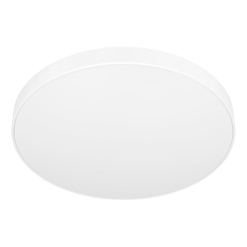 Eglo Access LED Plafonnier Zubieta-A, lampe murale 1 flamme, luminaire en acier et plastique blanc, avec télécommande, changement de température de couleur...