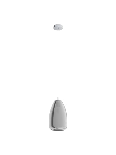 Lustre moderne verre fumé GL0597 pour salon chaleureux