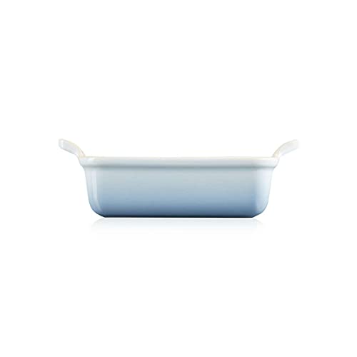 Image of Le Creuset Heritage Rectangular Dish, Stoneware, 19 cm, 1.1 litres, Coastal Blue, 71102194200001