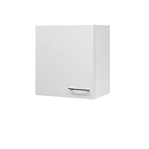 RIWAA – Hängeschrank Küche GRANTHAM – 1-türig – Classic & Clean – Weiß – Breite 50 cm