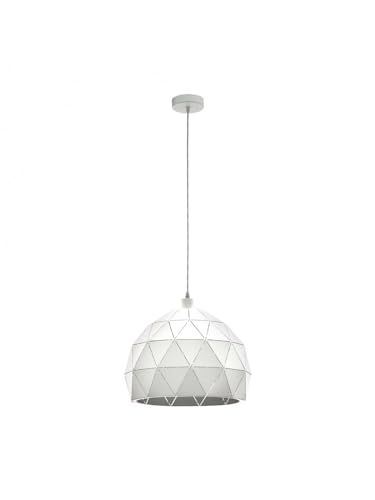 Lustre moderne blanc en acier GL0633 au design épuré