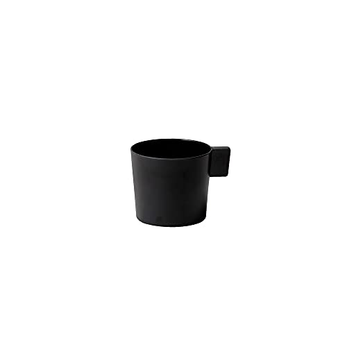 ideaco マグカップ 8cm ブラック usumono cup