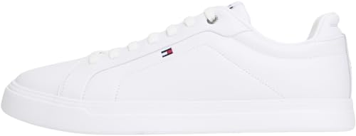 Tommy Hilfiger Icon Court Light Ess Fm0fm05678 Low Top Homme, White, 42 EU