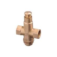 Nautica DDR srl Rubinetto a Pulsante 3/8' - in Ottone - Raccorderia per impianti Idraulici - Giardinaggio Barca Impianto Idraulico