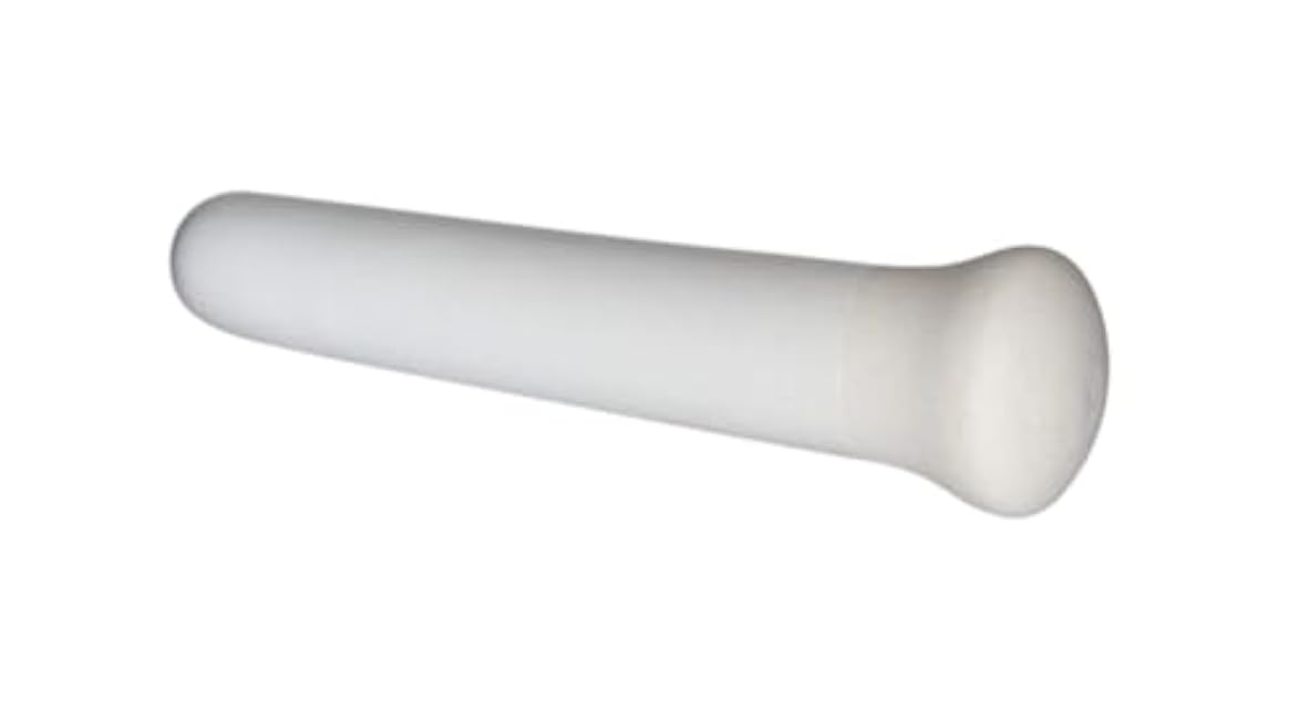 4-13022 Porcelain Mortar and Pestle, 80 mm D x 60 mL