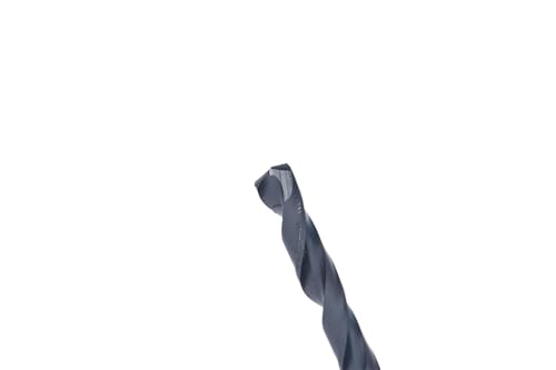 Image of Century Drill & Tool 24113 Pro Grade Black Oxide Drill Bit, 13 /64 inch, Pro | Straight shank, 3-5 /8 inch overall length, 135 point, cuts steel, wood & plastic, 135 split point