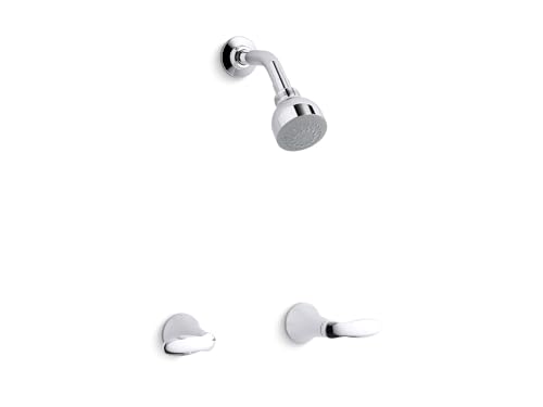 Coralais® shower faucet trim with lever handles, valve not included