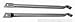 Racing Power Company - R9175 - Chrome 1967-69 Camaro/firebird Radiator Support Bar
