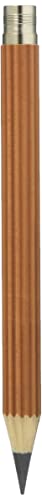 Graf Von Faber-Castell 118655 3 Lápices De Bolsillo Mágnum (Cortos Con Rosca), Marrón