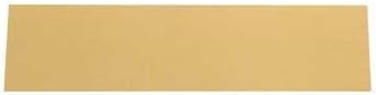 Blank Brass Engraving Plate 1.5in x 5.875in (12 PK)