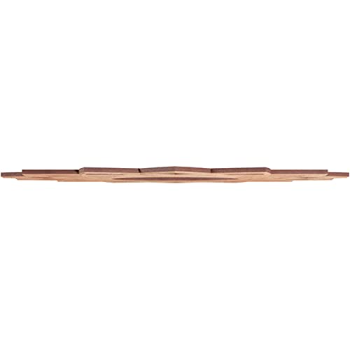 Image of Ekena Millwork 16 inchOD x 6 1 /8 inchID x 3 /8 inchT Eleanor Wood Fretwork Pierced Ceiling Medallion, Cherry