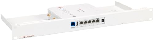Rackmount.IT - Kit de montaje en rack para Fortinet FEX-101F / 201F / 202F / 212F - 1U 48.3 cm Rackmount - Punch-outs de antena, espacio de fuente de alimentación, alivio de tensión (RM-FR-T26)