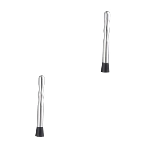 STOBAZA 2pcs Muddler for Cocktails Cocktail Mixer Bar Tools High-Polish Finish Sturdy Plastic Head