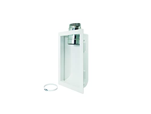 Deflect-O Dryer Venting Box 4" Wht #TOP1