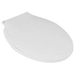 Mansfield SB100 WH White Round Toilet Seat